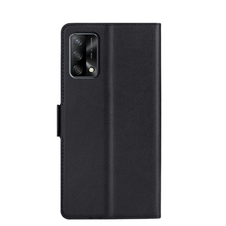 For OPPO F19 / A74 4G Ultra-thin Voltage Side Buckle PU + TPU Leather Phone Case