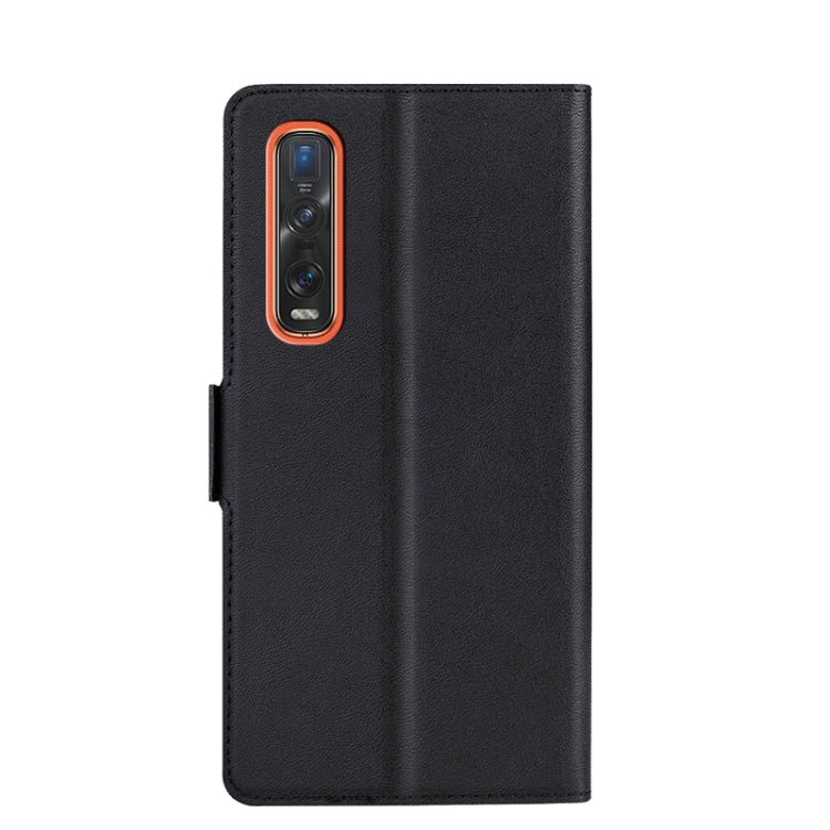 For OPPO Find X2 Pro Ultra-thin Voltage Side Buckle PU + TPU Leather Phone Case