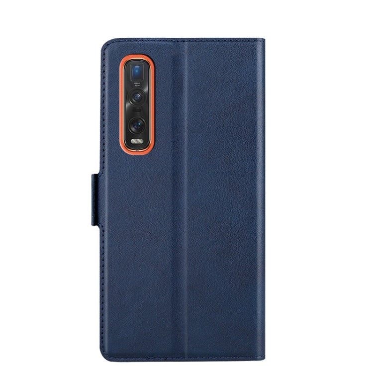For OPPO Find X2 Pro Ultra-thin Voltage Side Buckle PU + TPU Leather Phone Case