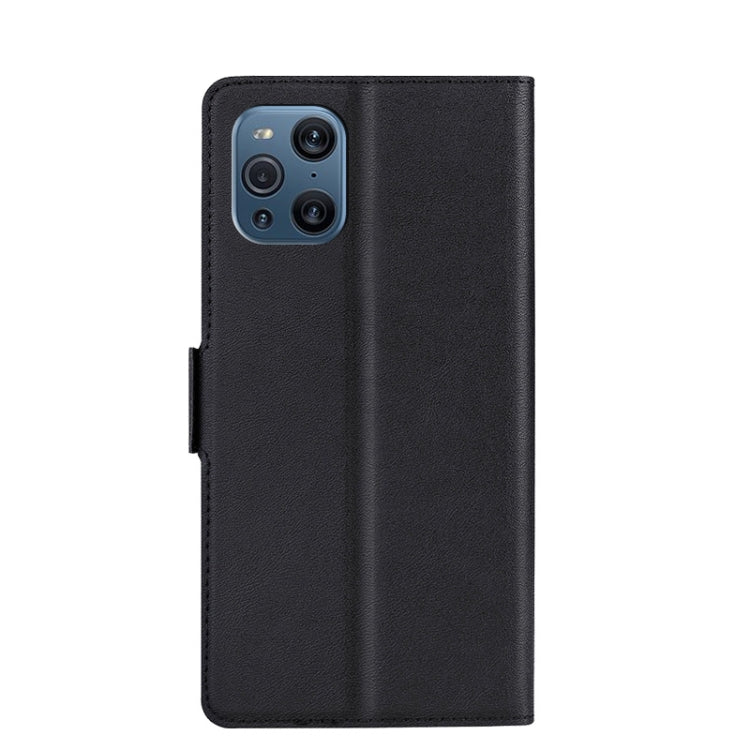 For OPPO Find X3  / X3 Pro Ultra-thin Voltage Side Buckle PU + TPU Leather Phone Case