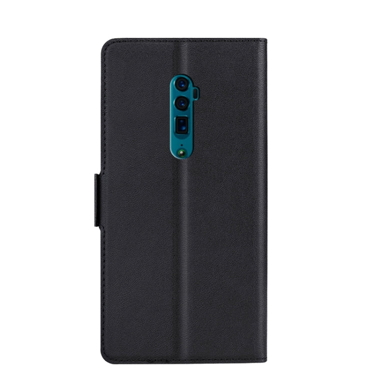 For OPPO Reno 5G Ultra-thin Voltage Side Buckle PU + TPU Leather Phone Case