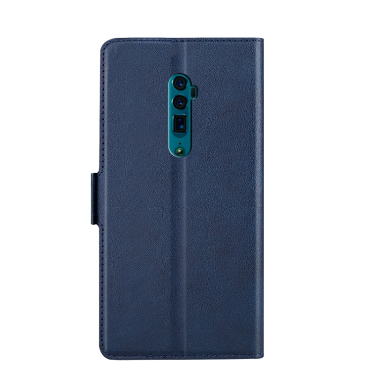 For OPPO Reno 5G Ultra-thin Voltage Side Buckle PU + TPU Leather Phone Case