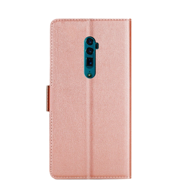 For OPPO Reno 5G Ultra-thin Voltage Side Buckle PU + TPU Leather Phone Case