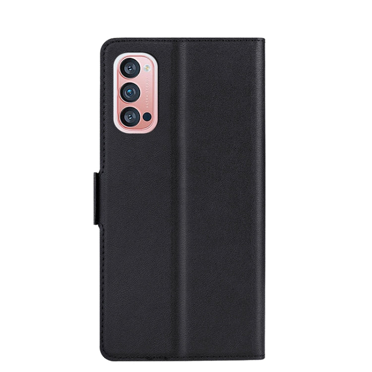 For OPPO Reno4 Pro Ultra-thin Voltage Side Buckle PU + TPU Leather Phone Case