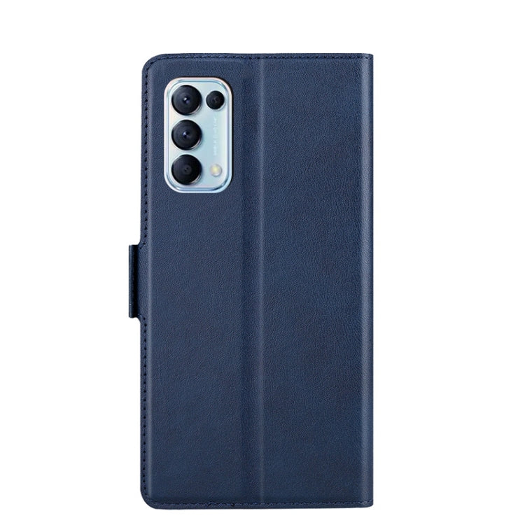 For OPPO Reno5 4G Ultra-thin Voltage Side Buckle PU + TPU Leather Phone Case