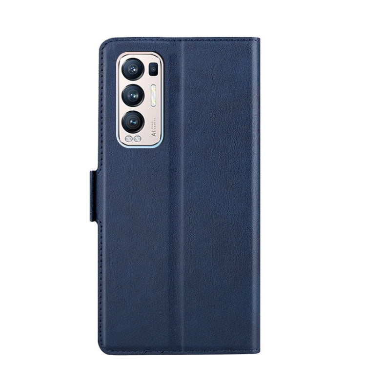 For OPPO Reno5 Pro+ 5G / Find X3 Neo Ultra-thin Voltage Side Buckle PU + TPU Leather Phone Case