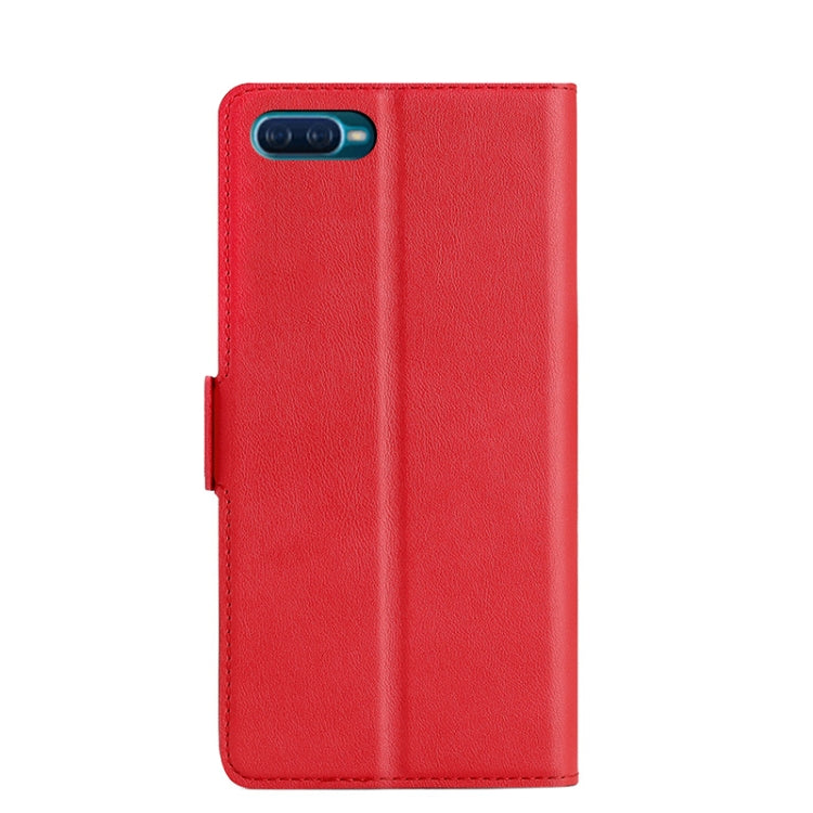 For OPPO Reno A Ultra-thin Voltage Side Buckle PU + TPU Leather Phone Case