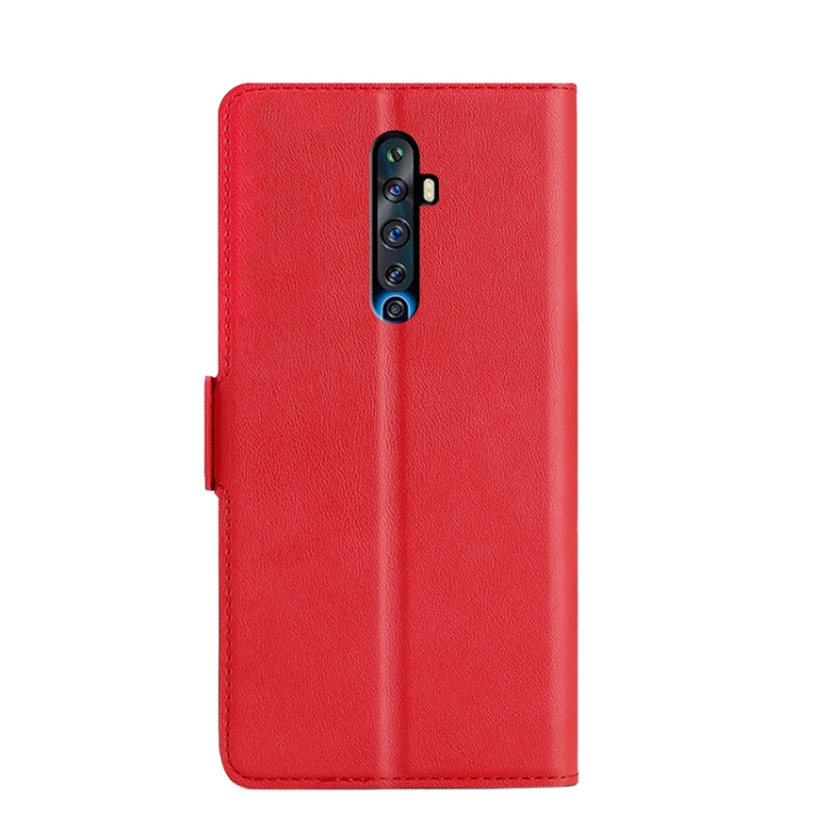 For OPPO Reno2 Z / Reno2 F Ultra-thin Voltage Side Buckle PU + TPU Leather Phone Case
