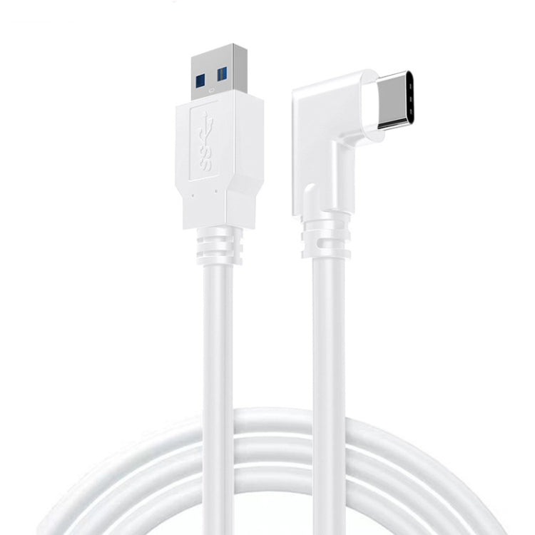 USB Male to USB 3.2 Gen1 Type-C Elbow VR Link Cable For Oculus Quest 1 / 2, Cable Length:5m
