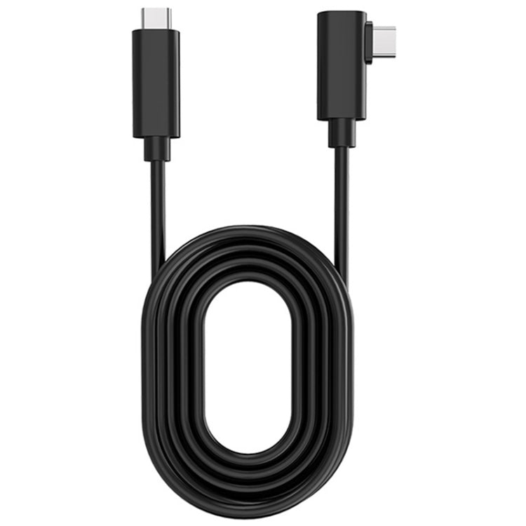 USB 3.2 Gen1 Type-C to USB 3.2 Gen1 Type-C Elbow VR Link Cable For Oculus Quest 1 / 2, Cable Length:5m