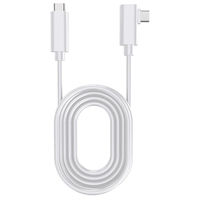 USB 3.2 Gen1 Type-C to USB 3.2 Gen1 Type-C Elbow VR Link Cable For Oculus Quest 1 / 2, Cable Length:5m