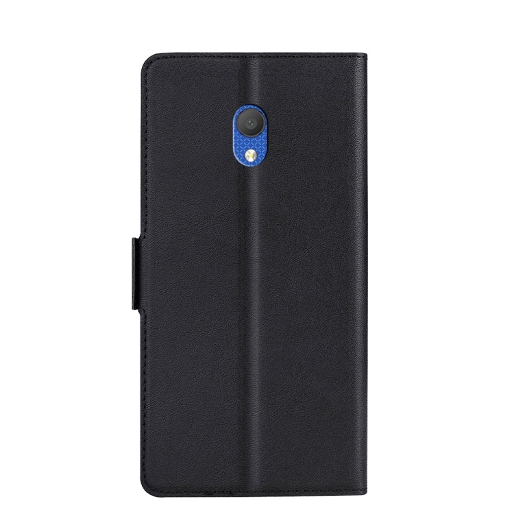 For Alcatel 1C / 1C Dual 5009A Ultra-thin Voltage Side Buckle PU + TPU Leather Phone Case