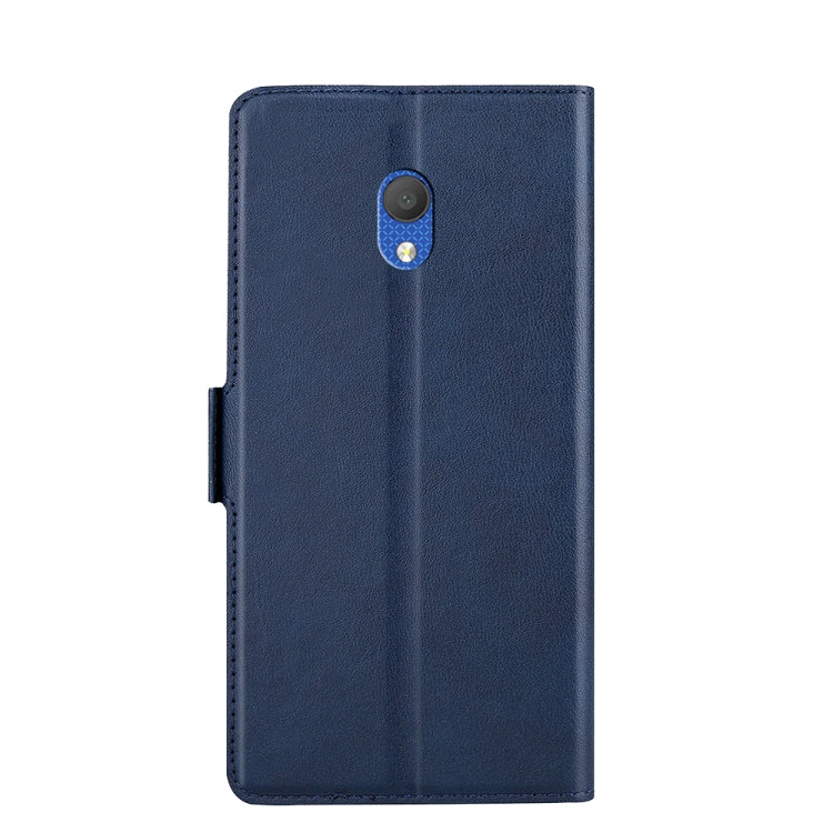 For Alcatel 1C / 1C Dual 5009A Ultra-thin Voltage Side Buckle PU + TPU Leather Phone Case