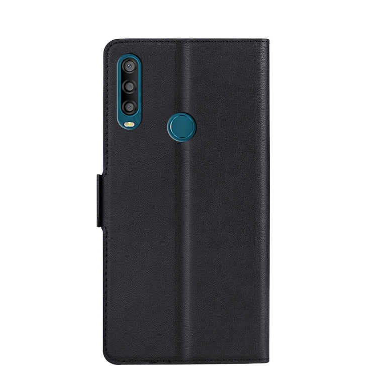 For Alcatel 1SE 2020 Ultra-thin Voltage Side Buckle PU + TPU Leather Phone Case