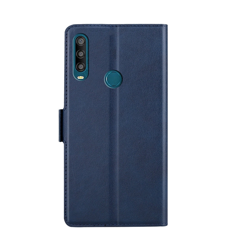 For Alcatel 1SE 2020 Ultra-thin Voltage Side Buckle PU + TPU Leather Phone Case