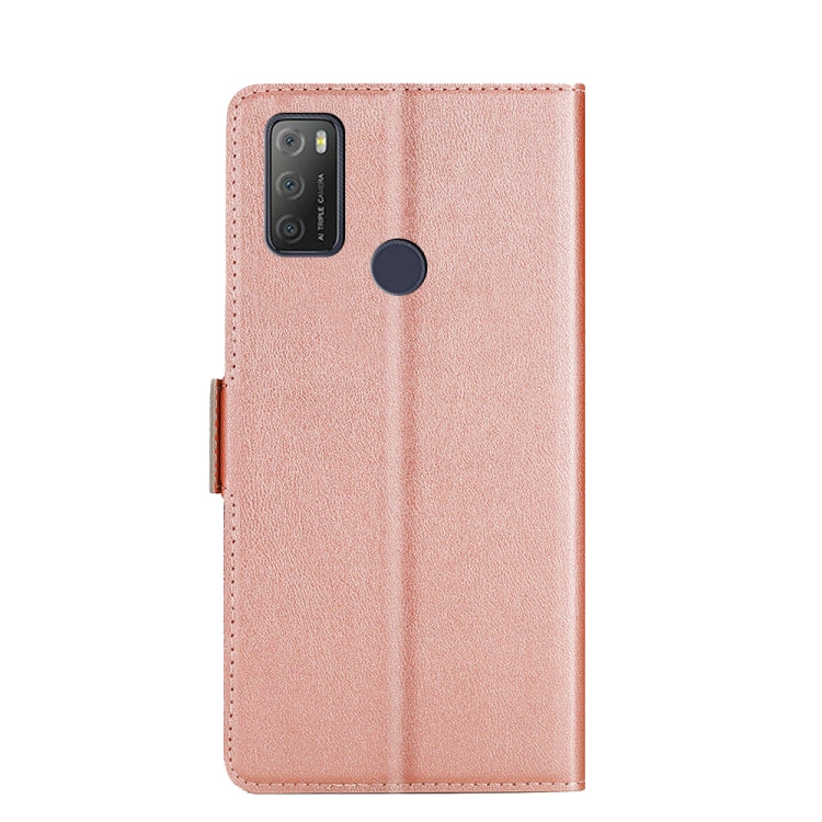 For Alcatel 1S 2021 / 3L 2021 Ultra-thin Voltage Side Buckle PU + TPU Leather Phone Case