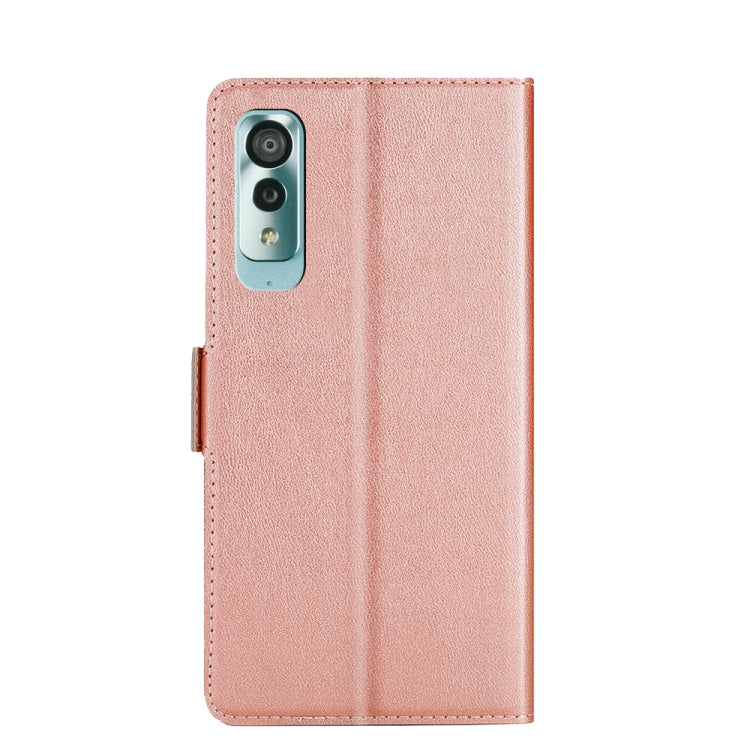 For Kyocera Android One S8 Ultra-thin Voltage Side Buckle PU + TPU Leather Phone Case