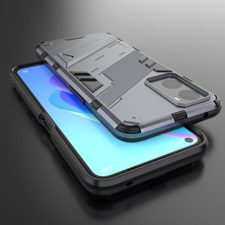 For OPPO A36 4G (China) / Realme 9i Punk Armor PC + TPU Phone Case with Holder