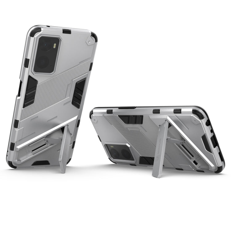 For OPPO A36 4G (China) / Realme 9i Punk Armor PC + TPU Phone Case with Holder