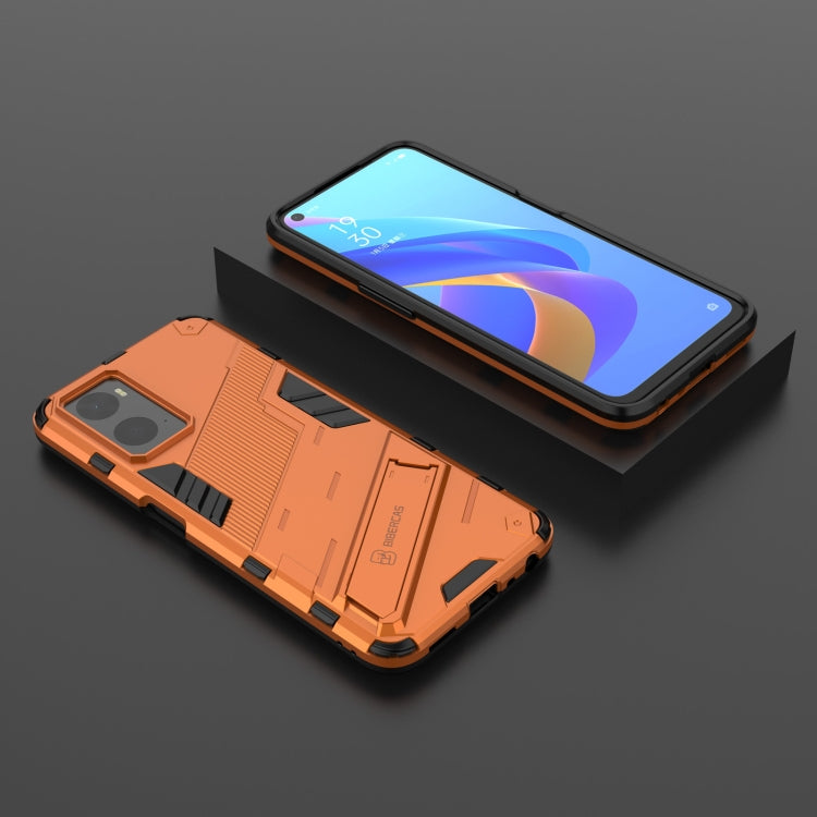 For OPPO A36 4G (China) / Realme 9i Punk Armor PC + TPU Phone Case with Holder