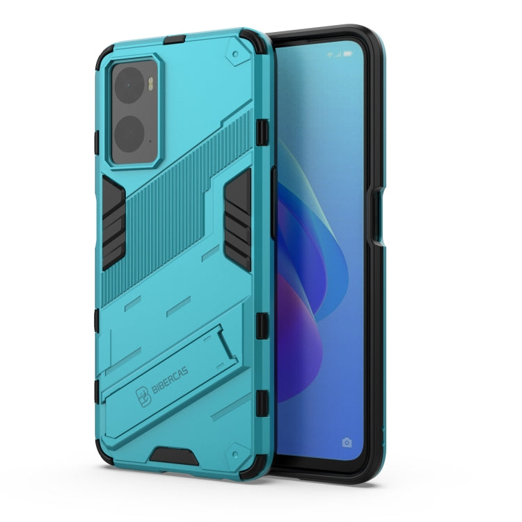 For OPPO A36 4G (China) / Realme 9i Punk Armor PC + TPU Phone Case with Holder