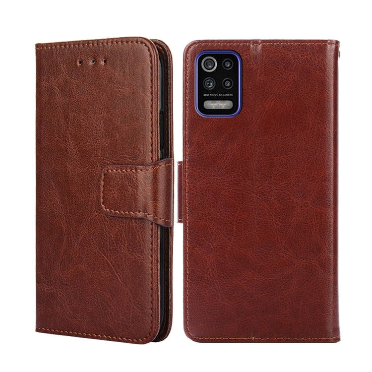 For LG K52 Crystal Texture Leather Phone Case