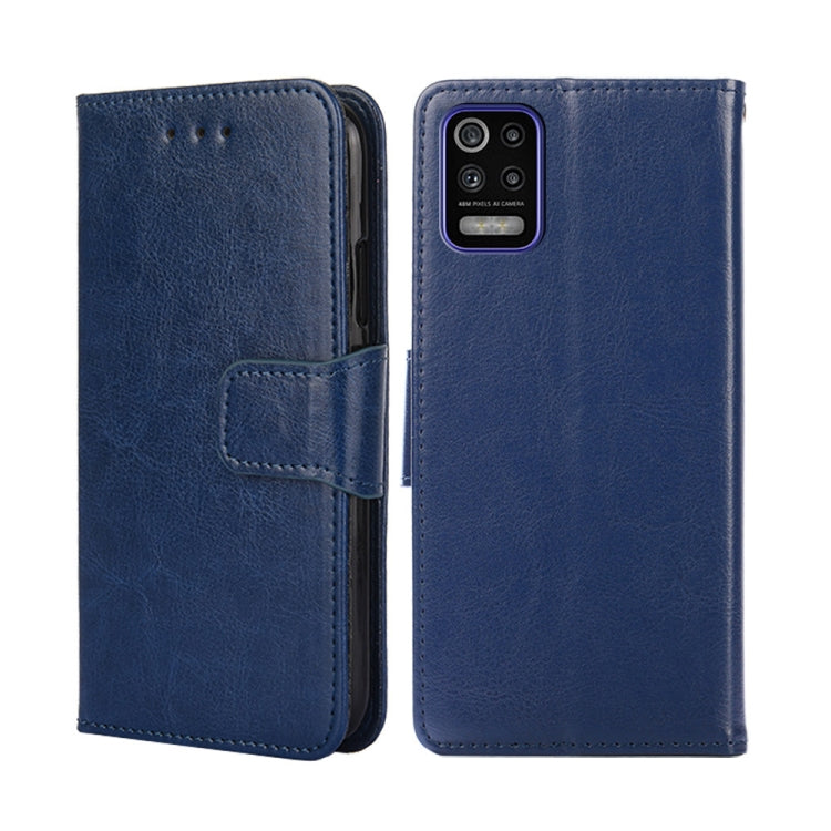 For LG K52 Crystal Texture Leather Phone Case