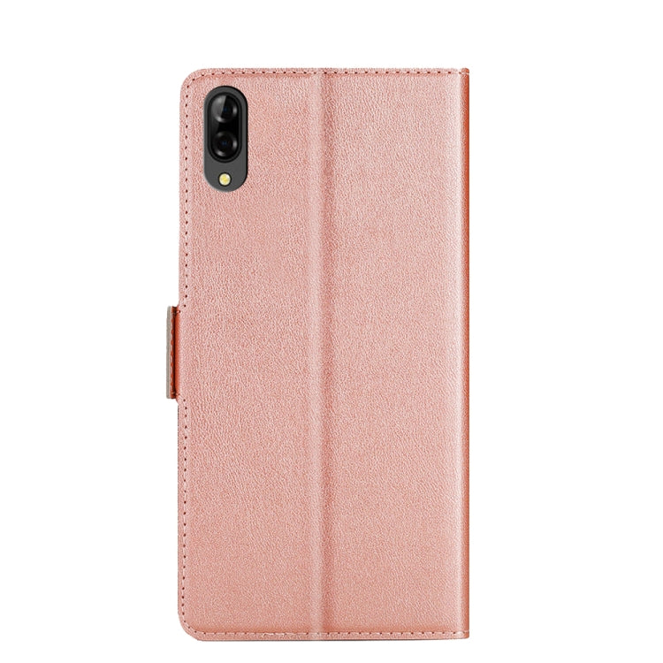 For Blackview A60 Pro Ultra-thin Voltage Side Buckle PU + TPU Leather Phone Case