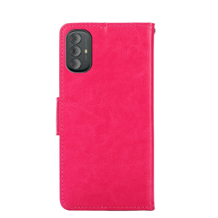 For Motorola Moto G Power 2022 Crystal Texture Leather Phone Case