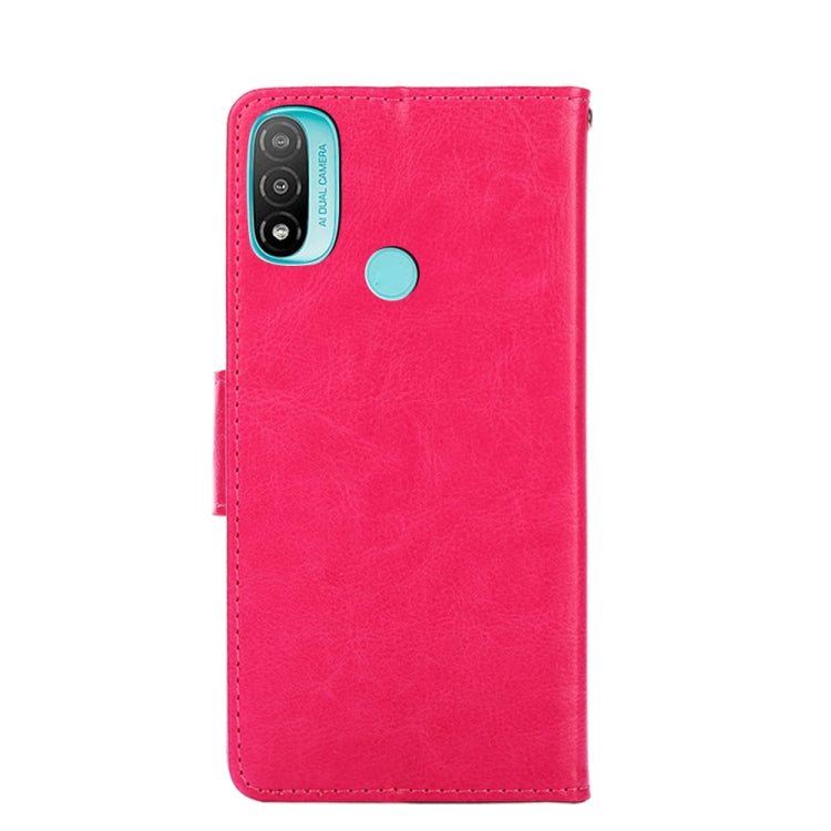 For Motorola Moto E20 Crystal Texture Leather Phone Case