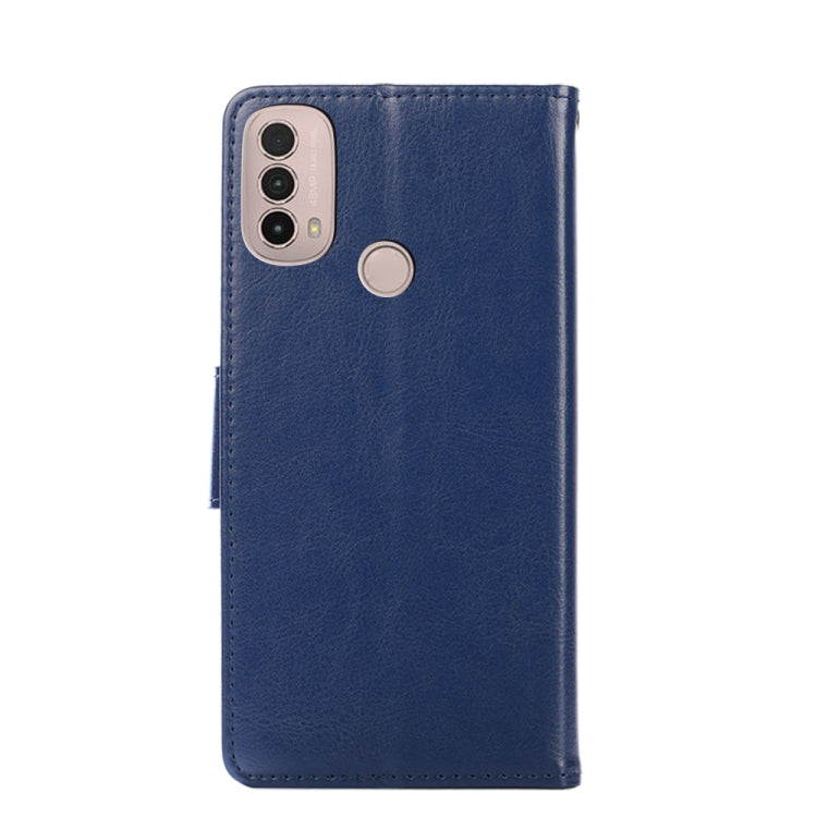 For Motorola Moto E40 Crystal Texture Leather Phone Case