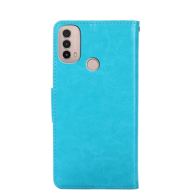 For Motorola Moto E40 Crystal Texture Leather Phone Case