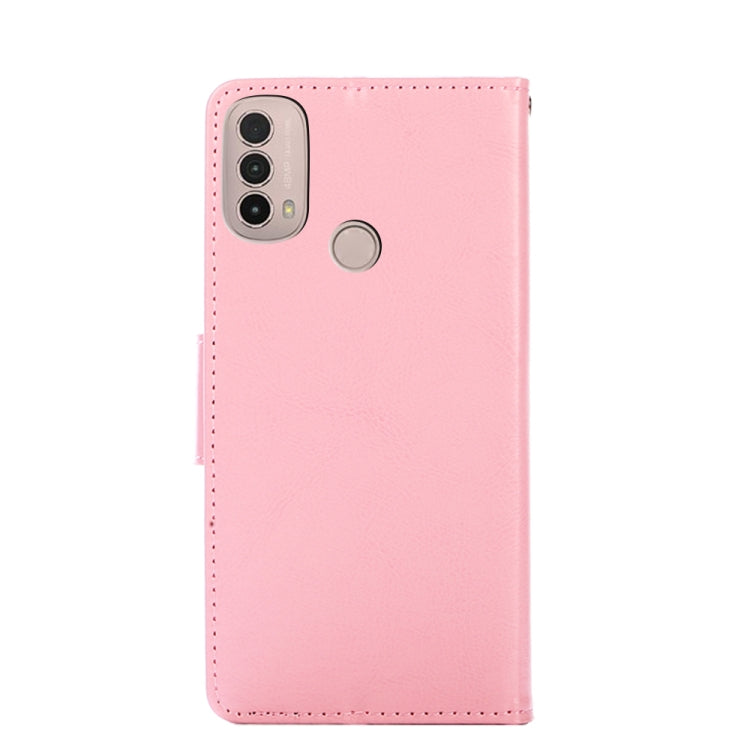 For Motorola Moto E40 Crystal Texture Leather Phone Case