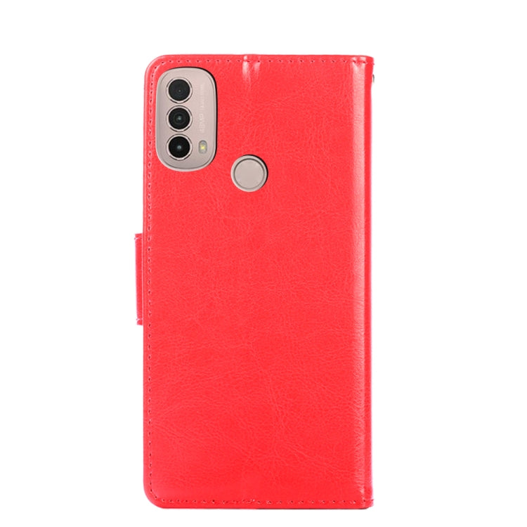 For Motorola Moto E40 Crystal Texture Leather Phone Case