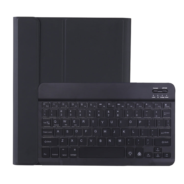 C-098B Candy Color Skin Feel Texture Bluetooth Keyboard Leather Case with Pen Holder For iPad Air 4 10.9 2020 / Air 5 10.9 2022