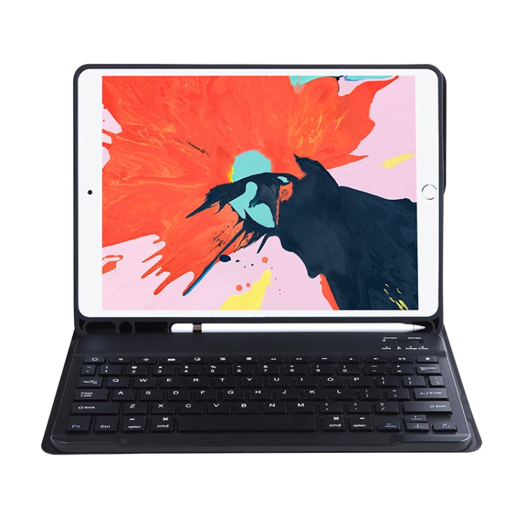 C-098B Candy Color Skin Feel Texture Bluetooth Keyboard Leather Case with Pen Holder For iPad Air 4 10.9 2020 / Air 5 10.9 2022