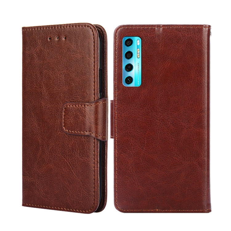For TCL 20 Pro 5G Crystal Texture Leather Phone Case