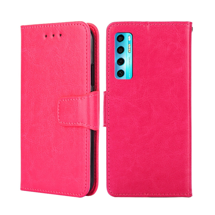For TCL 20 Pro 5G Crystal Texture Leather Phone Case