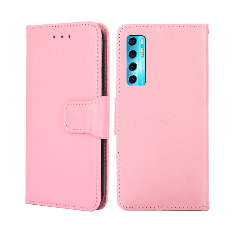 For TCL 20 Pro 5G Crystal Texture Leather Phone Case