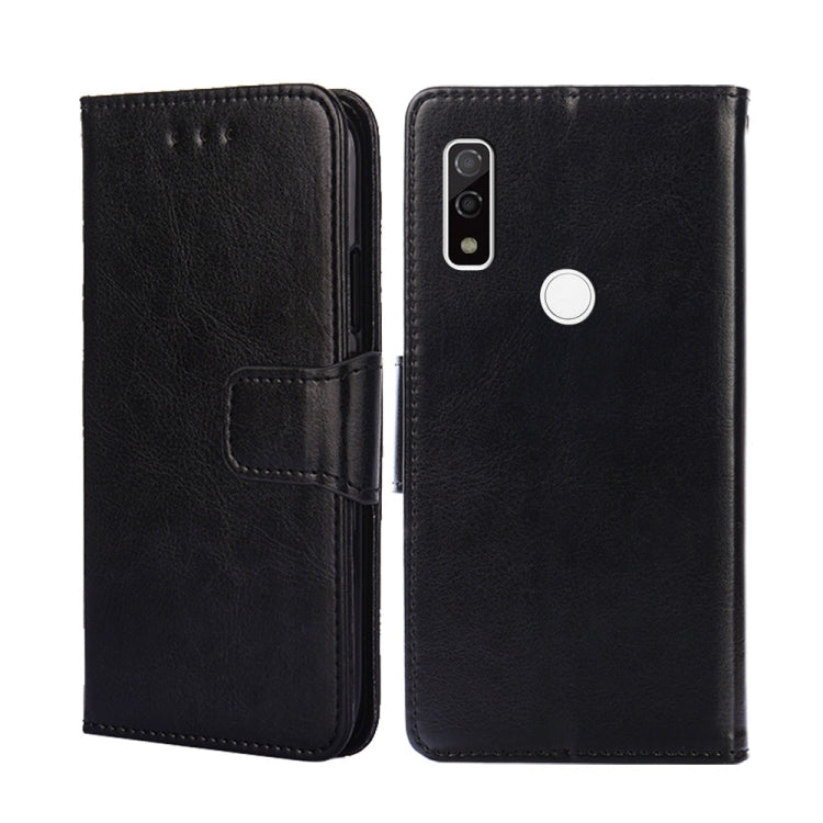 For Fujitsu Arrows WE F-51B Crystal Texture Leather Phone Case