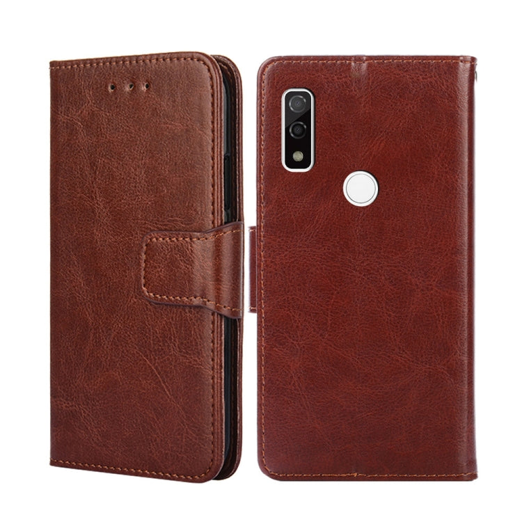 For Fujitsu Arrows WE F-51B Crystal Texture Leather Phone Case