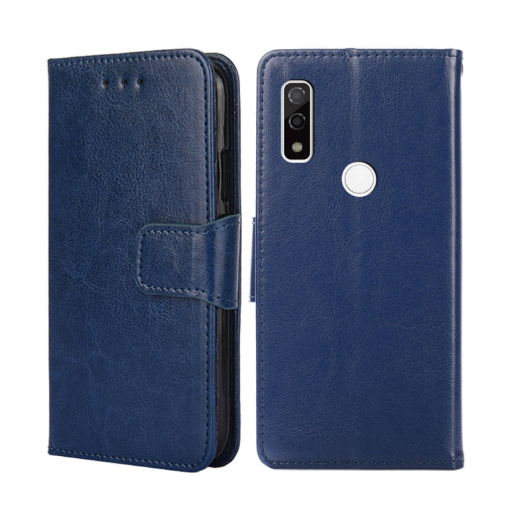 For Fujitsu Arrows WE F-51B Crystal Texture Leather Phone Case