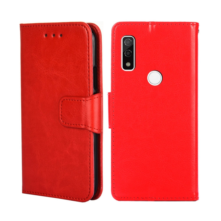 For Fujitsu Arrows WE F-51B Crystal Texture Leather Phone Case
