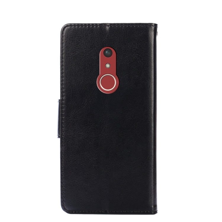 For Fujitsu Arrows Be4 Plus Crystal Texture Leather Phone Case