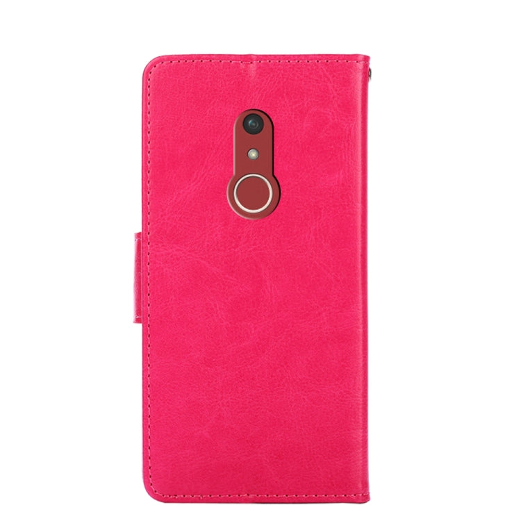 For Fujitsu Arrows Be4 Plus Crystal Texture Leather Phone Case
