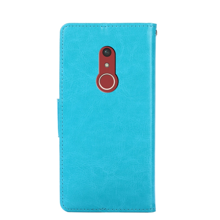 For Fujitsu Arrows Be4 Plus Crystal Texture Leather Phone Case