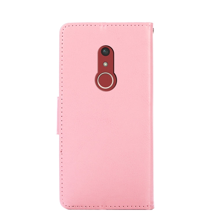 For Fujitsu Arrows Be4 Plus Crystal Texture Leather Phone Case
