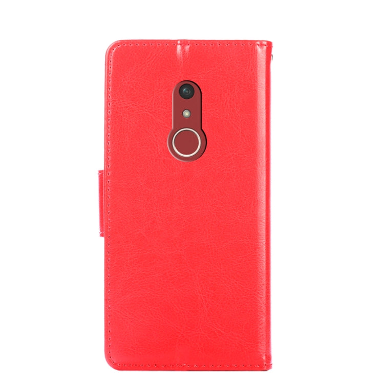 For Fujitsu Arrows Be4 Plus Crystal Texture Leather Phone Case