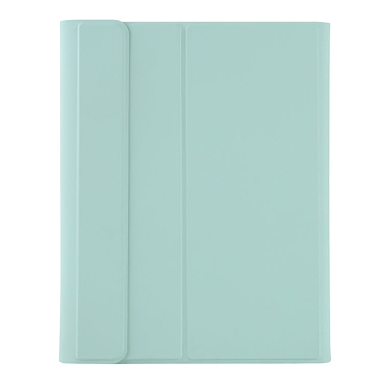 T098B Candy Color Skin Feel Texture Bluetooth Keyboard Leather Case with Pen Holder For iPad Air 4 10.9 2020 / Air 5 10.9 2022