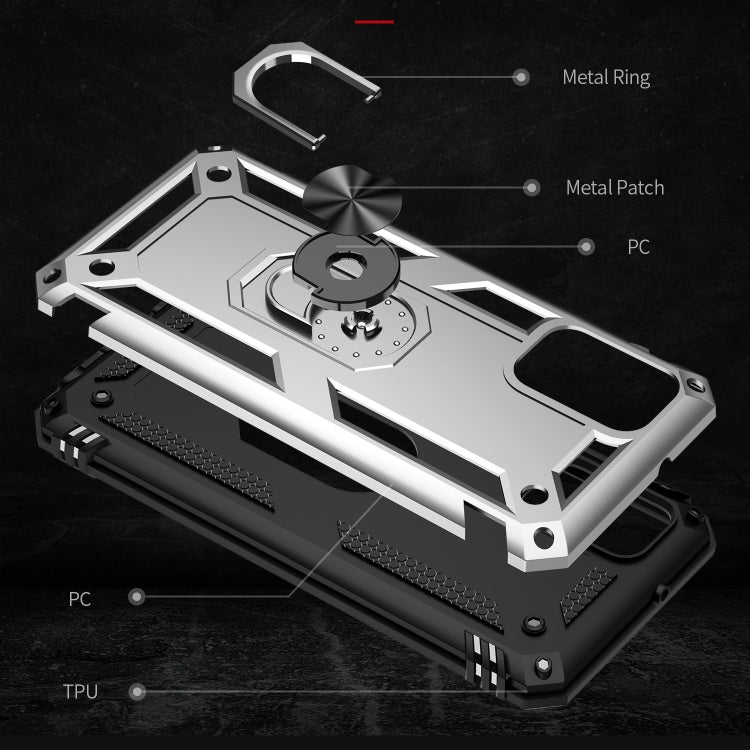 For Samsung Galaxy A03s US Version Shockproof TPU + PC Phone Case with Holder